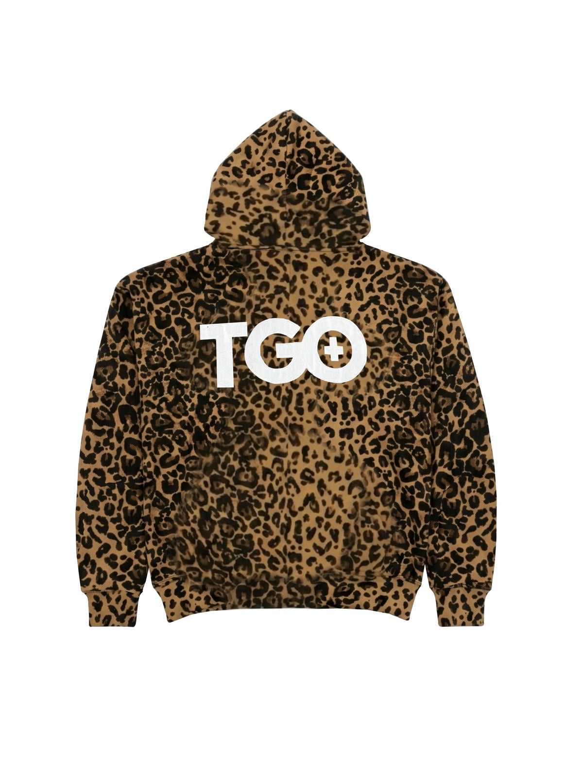TGO Hoodie Cheetah / Topgradeonly white Zipper