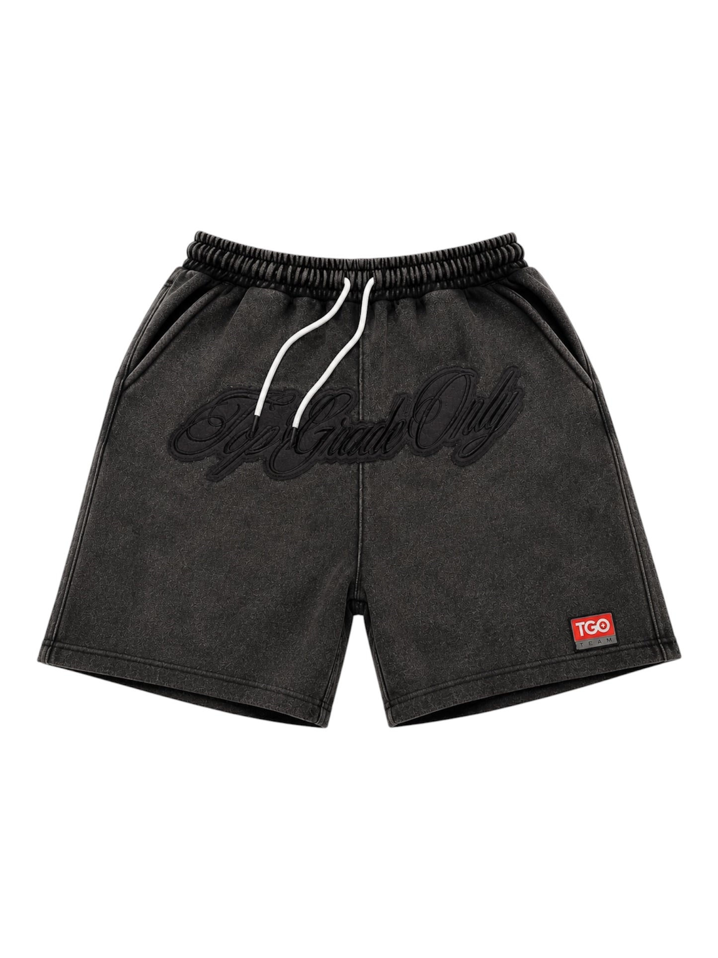 SHORTS-WASHED BLACK