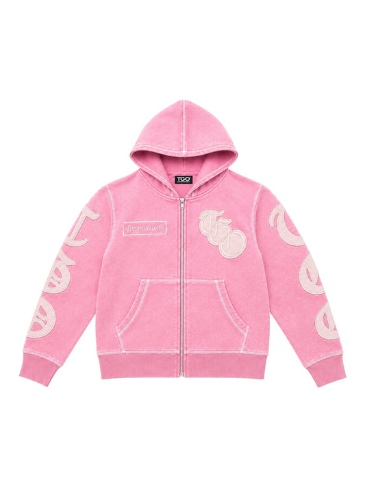 TGO YOUTH OE HOODIE — PINK