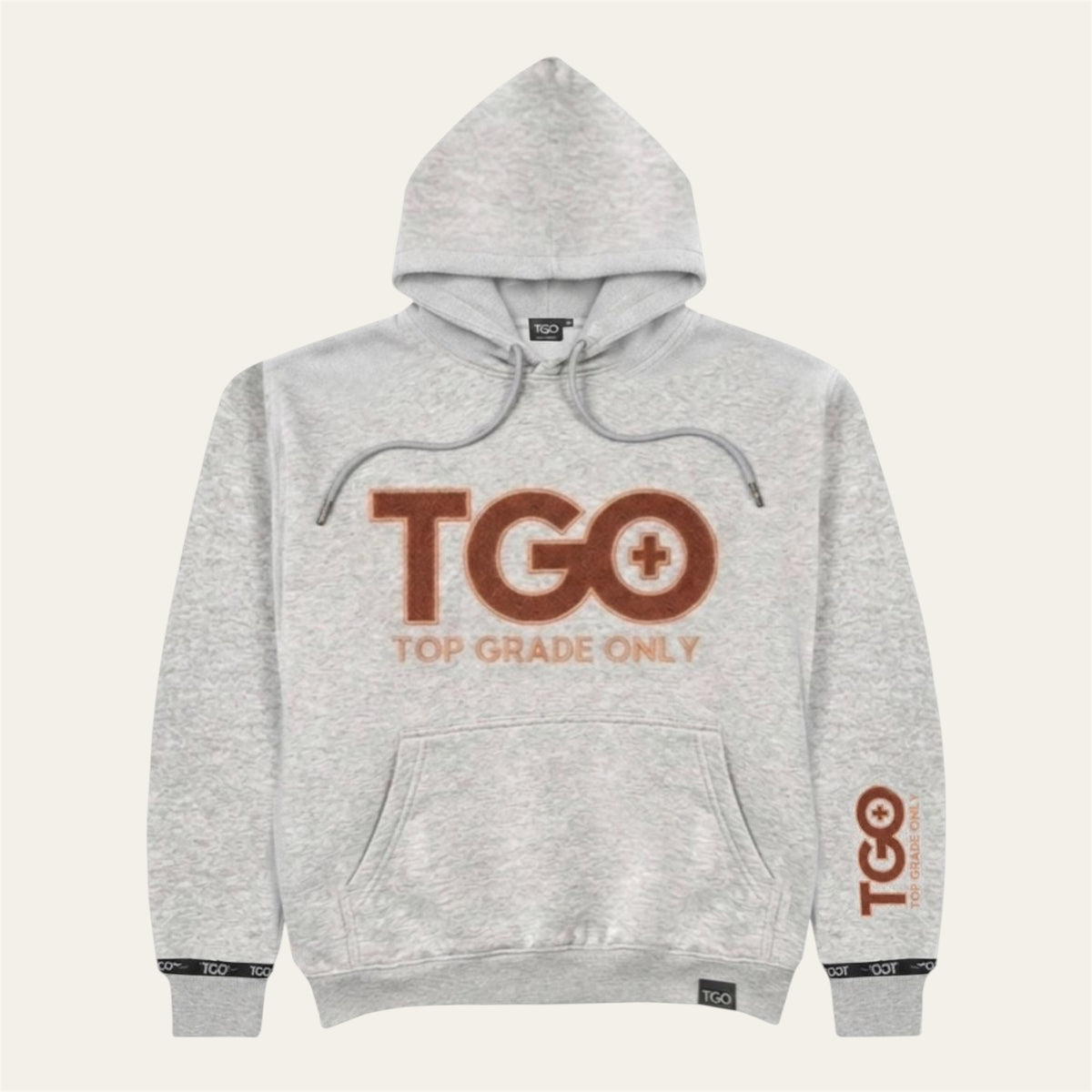TGO Light Steel Gold Puff  Hoodie