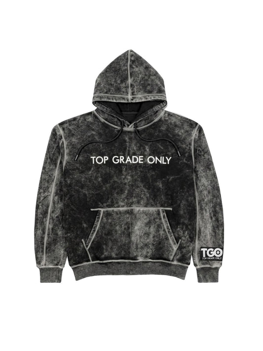 TOPGRADEONLY Hoodie washed black