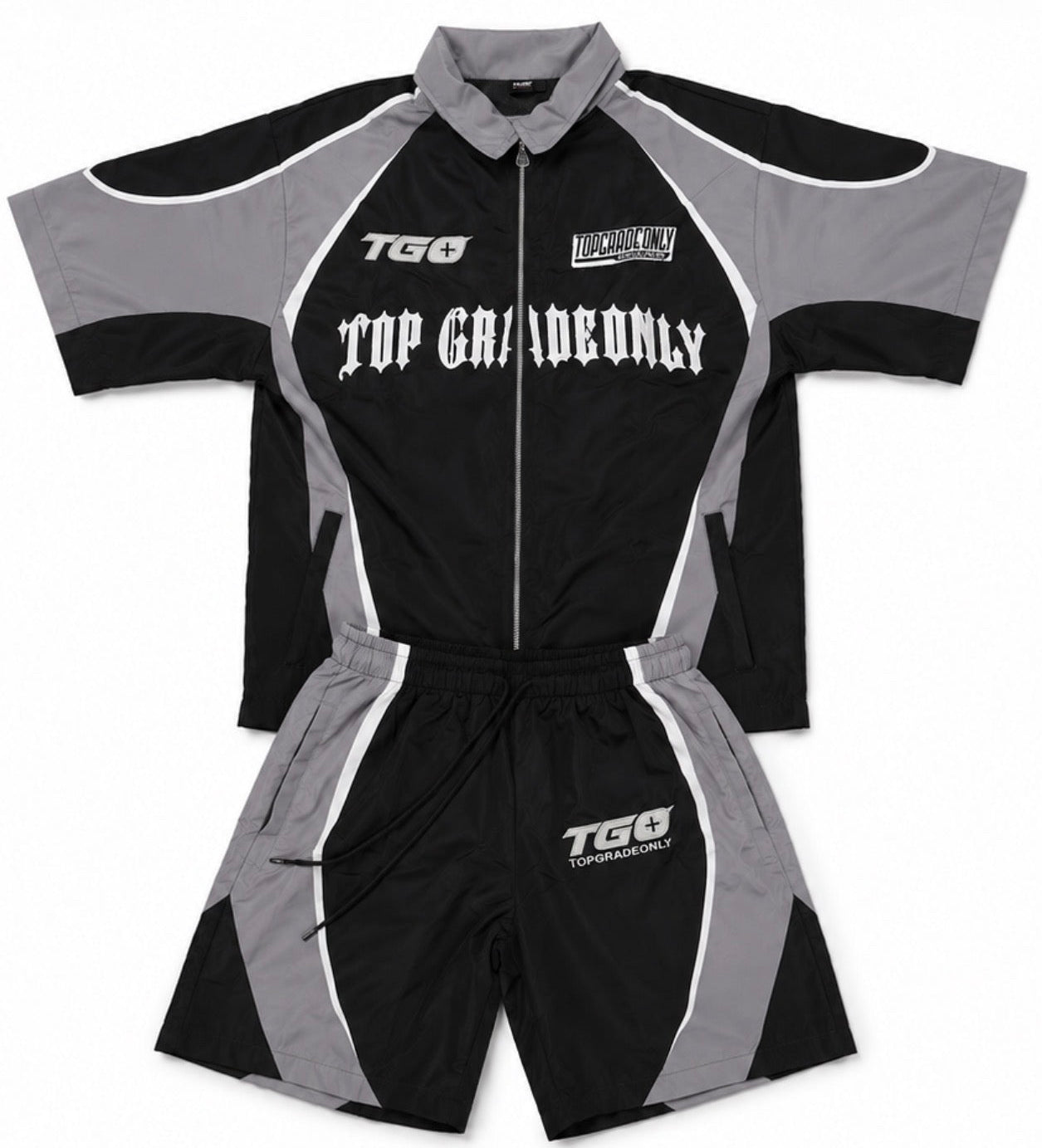 TGO OE B/W Zip & Shorts Full set