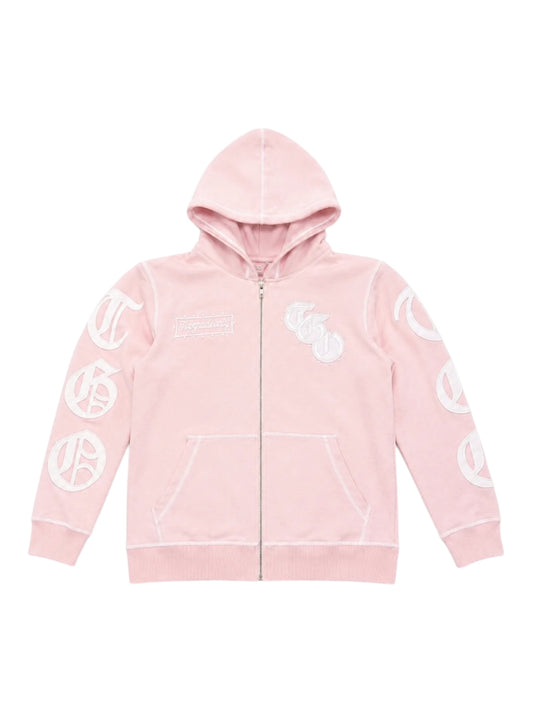 TGO ZIP HOODIE — PINK