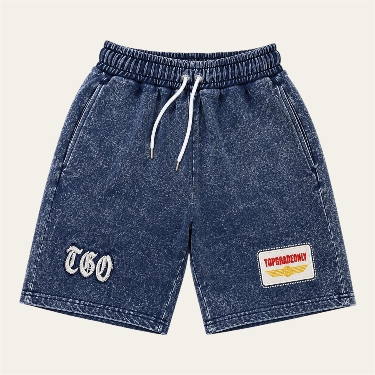 TGO Washed Blue Shorts