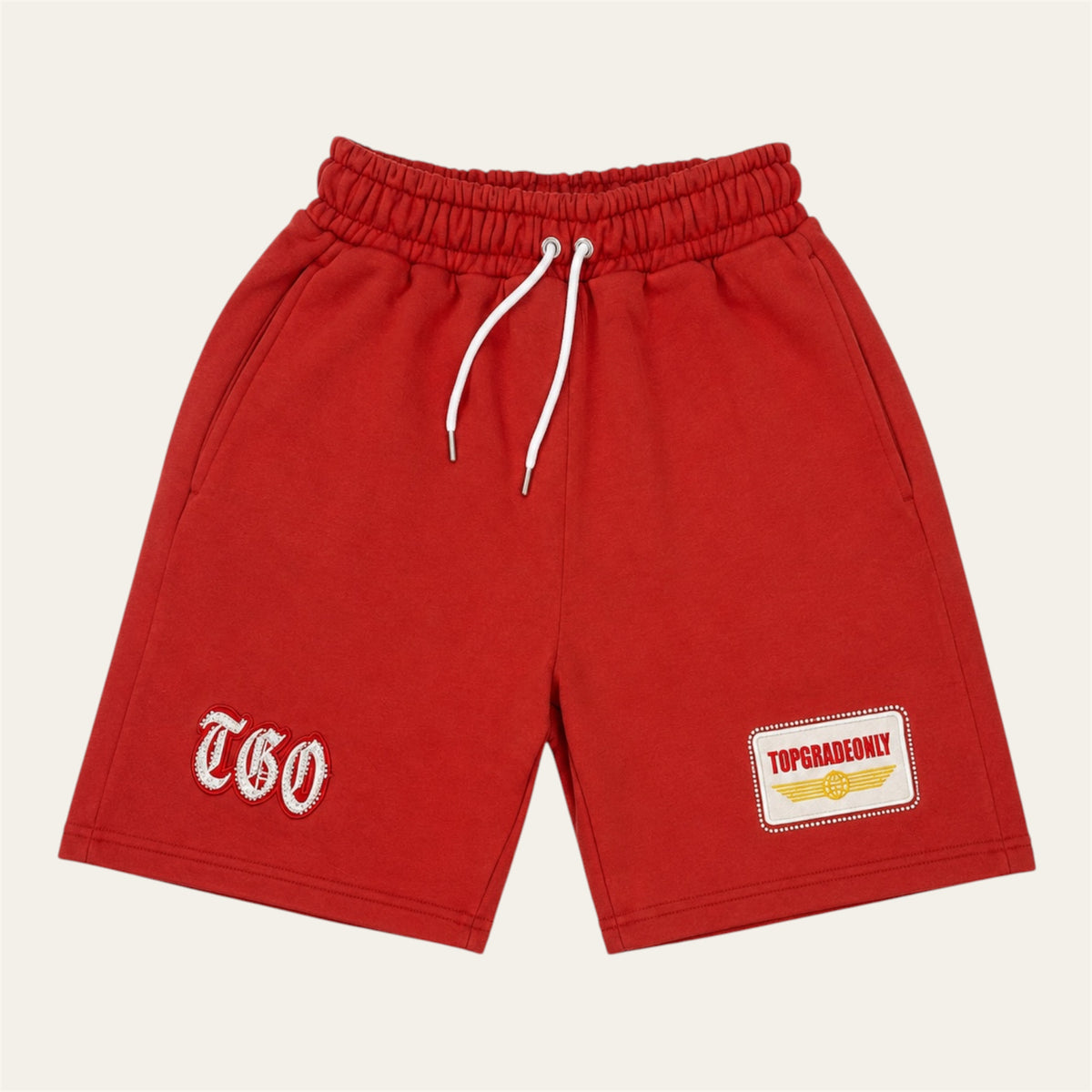 TGO Washed Red Shorts