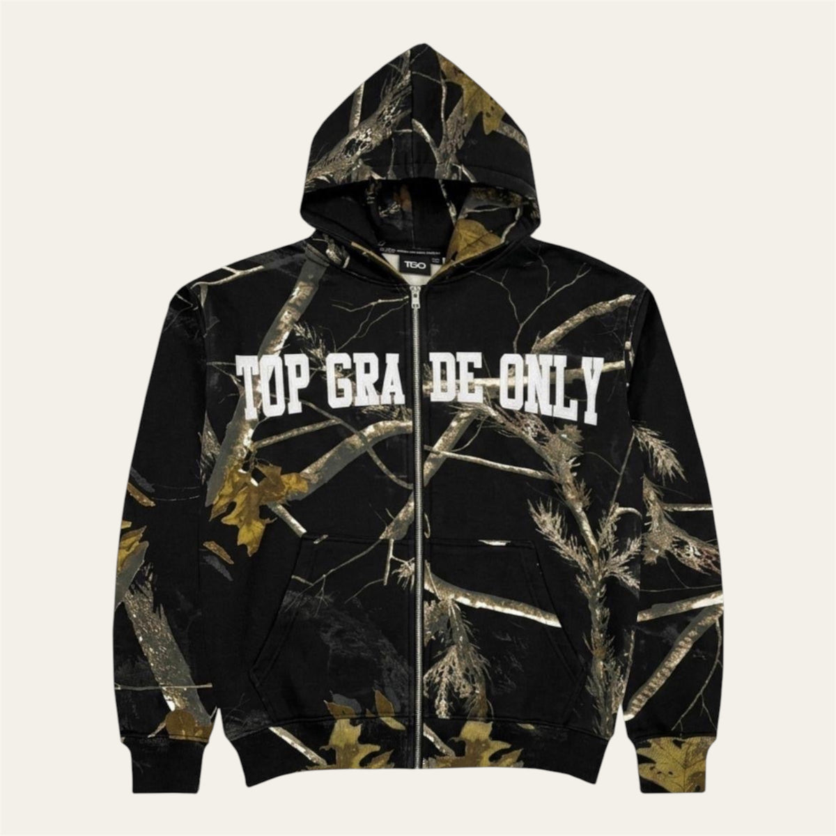 TGO Dark Leaf Zip Hoodie