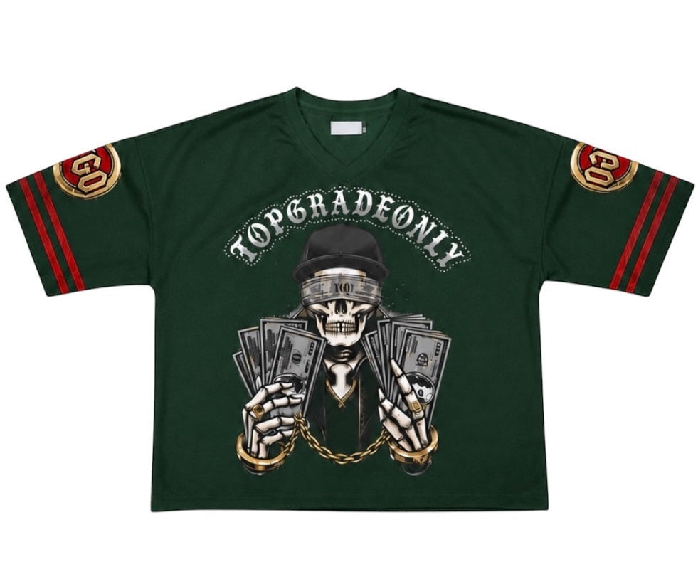 Blind Money Jersey Forest Green