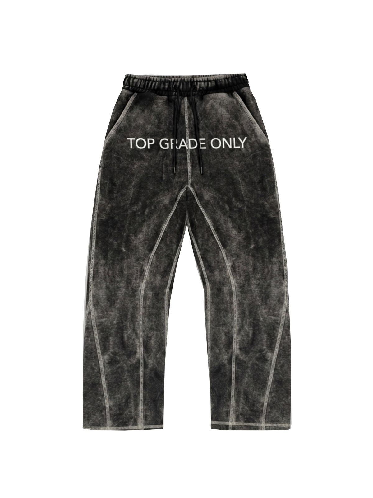 TOPGRADEONLY Sweatpants Washed black