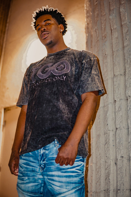 Shirt Black Dye Premium Embroidery