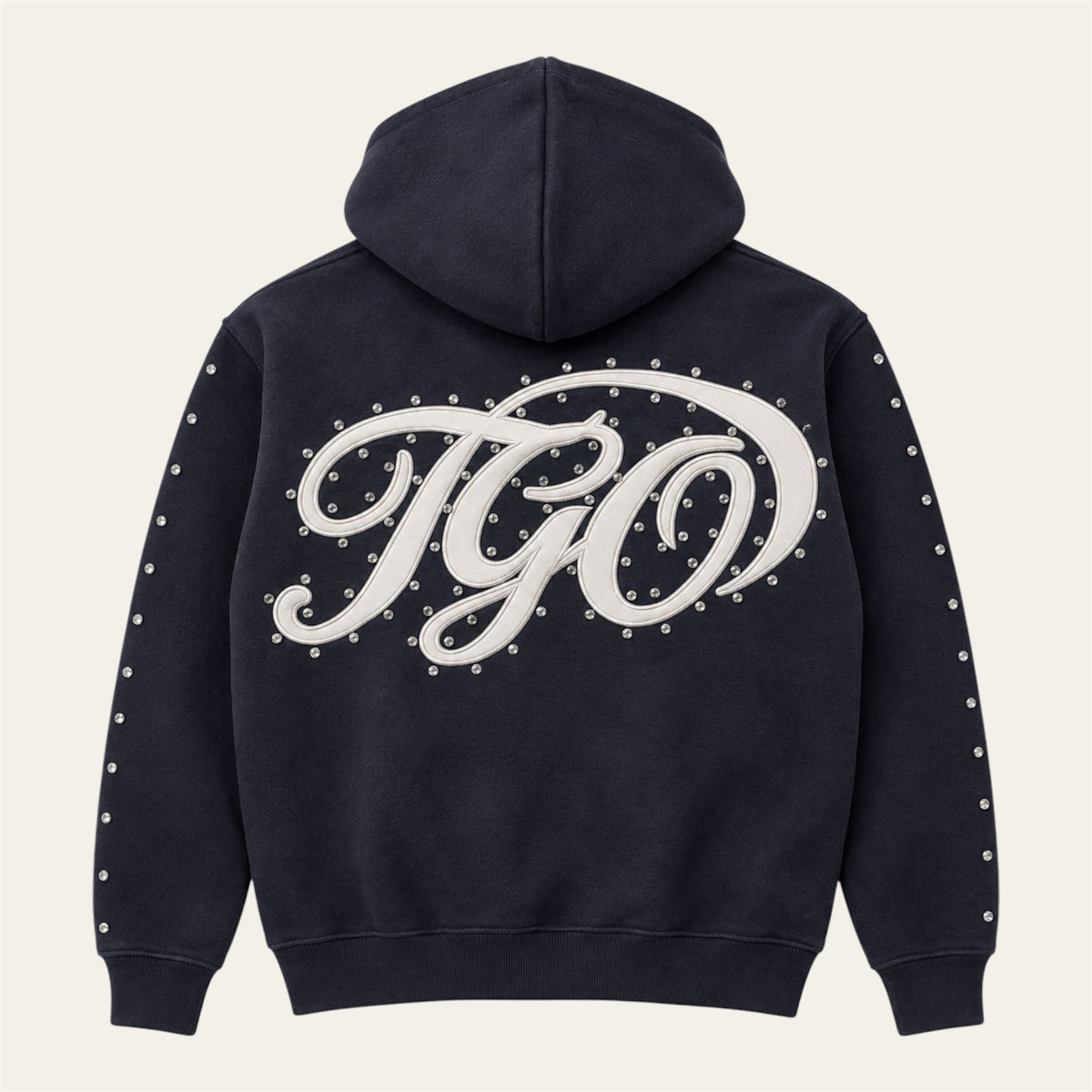 TGO Script Red Zip Hoodie
