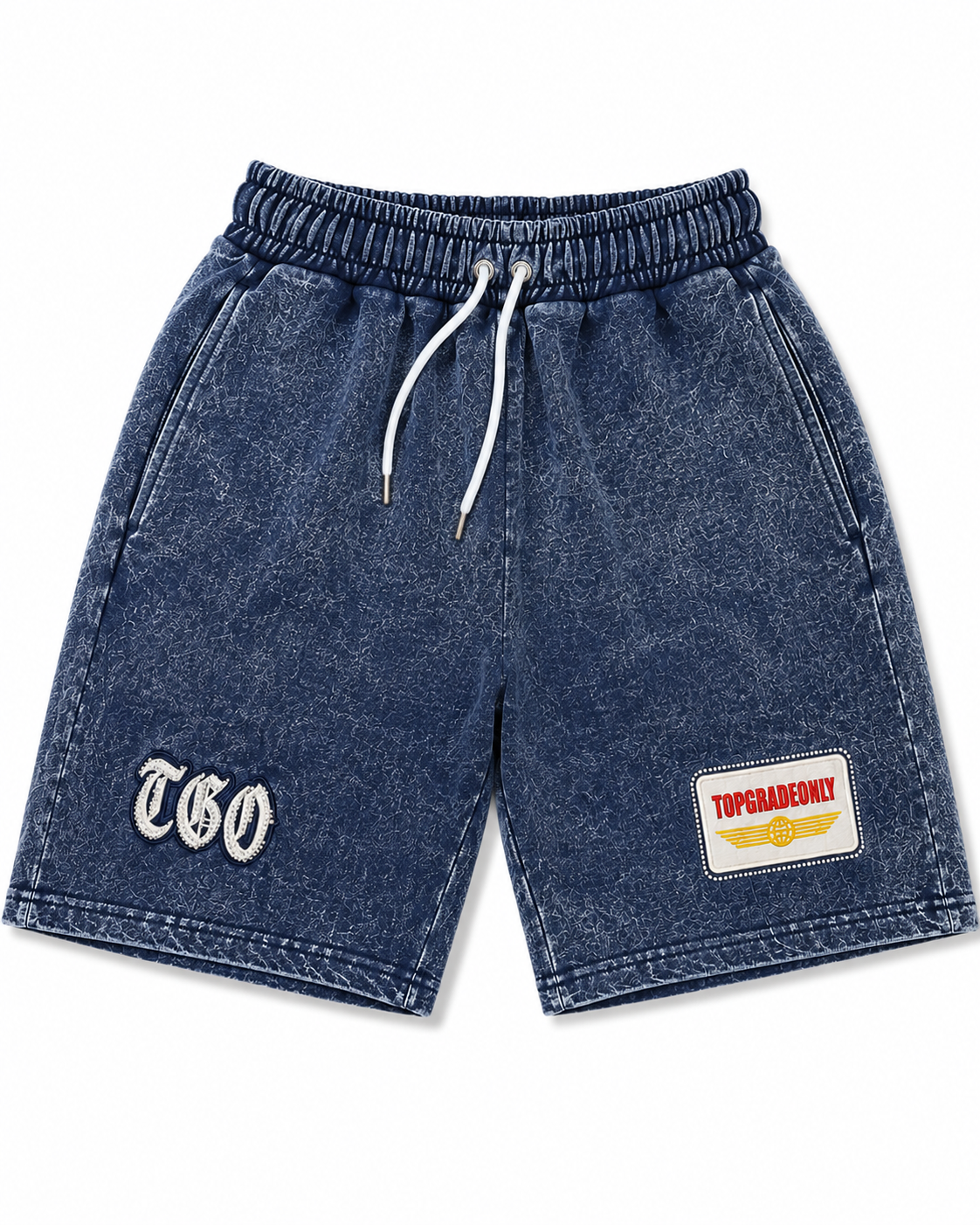 TGO washed shorts Blue