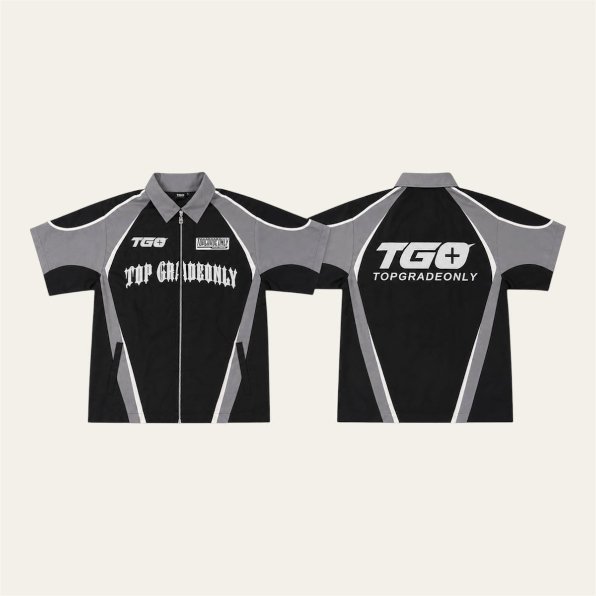 TGO B/W OE Zip Fleece