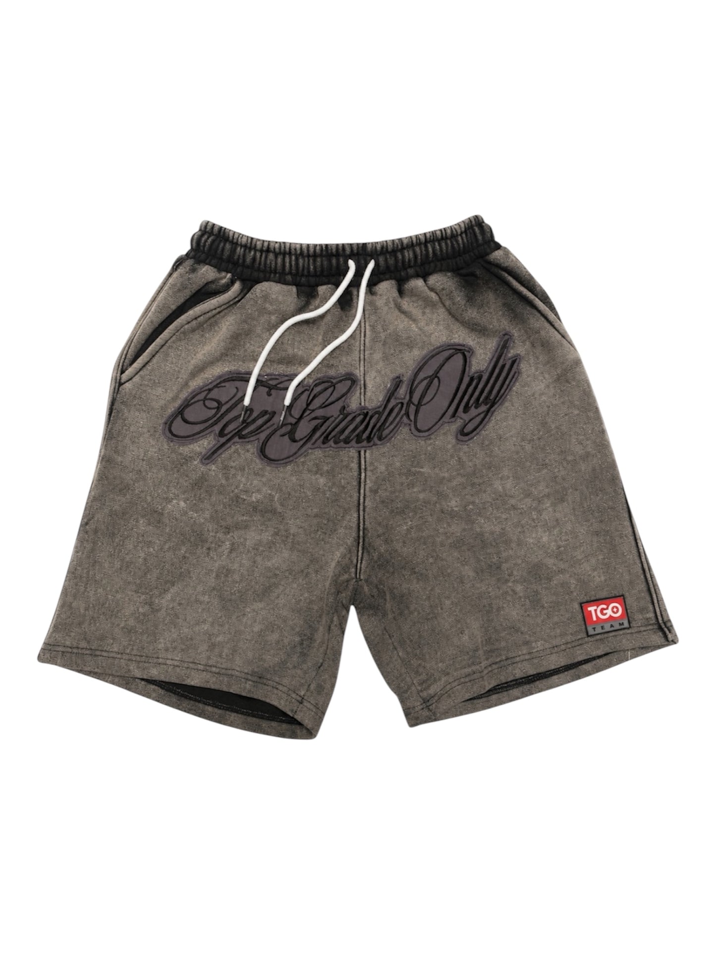 SHORTS-WASHED GREY