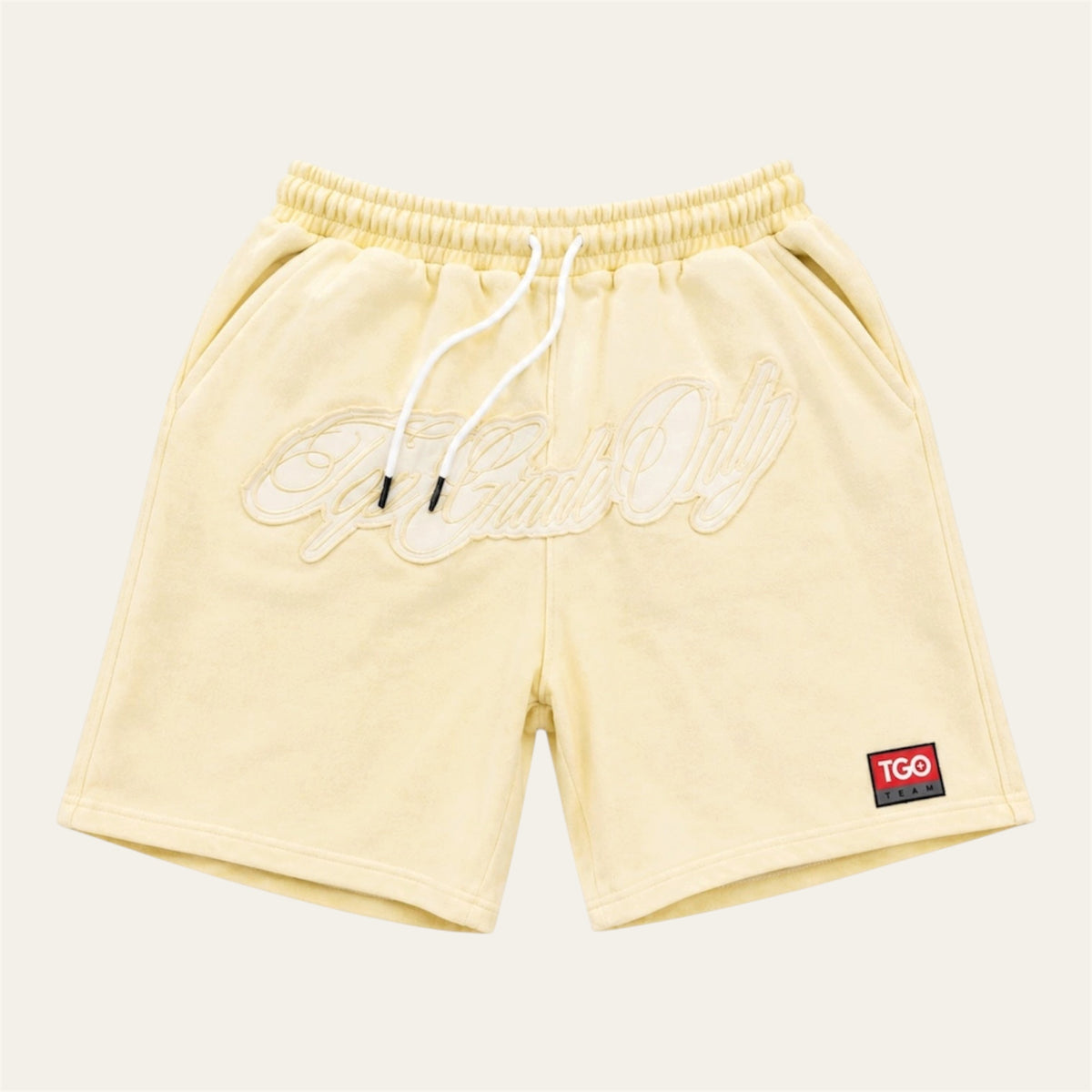 TGO Washed Beige Shorts