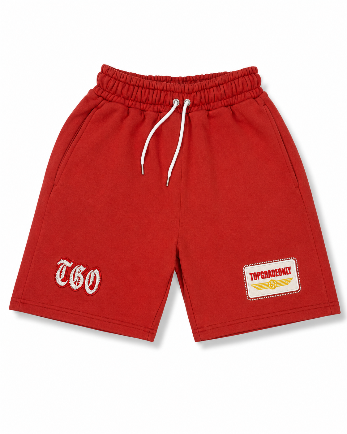 TGO washed shorts Red